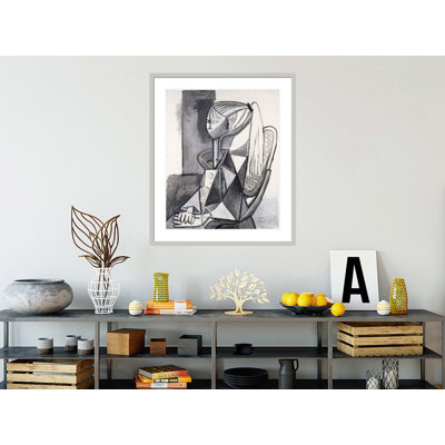 «Portrait of Sylvette» par Pablo Picasso, impression giclée sur cadre