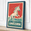 Unicorn Rising Art Deco 1 Piece Wrapped Canvas Wall Art-509501882-509501889