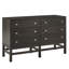 Commode double 6 tiroirs Lamar