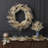 Fall Fields Bouquet with Feathers and Pampas 28in Wreath