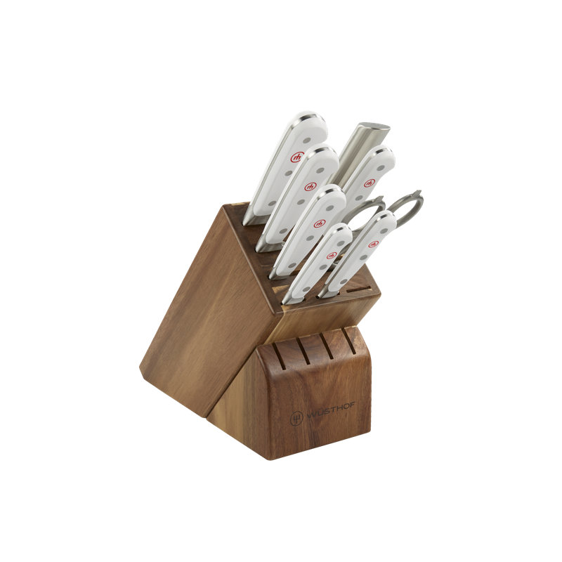 Wüsthof Classic White 9 Piece Block Knife Set