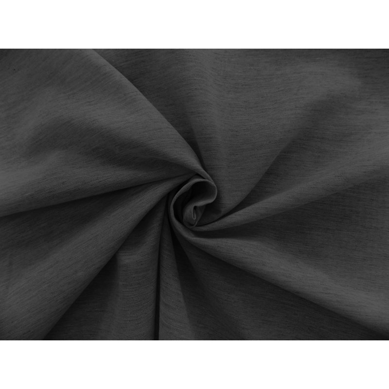 Peck Eyelet Room Darkening Single Curtain, 142cm Width x 220cm Drop, Black