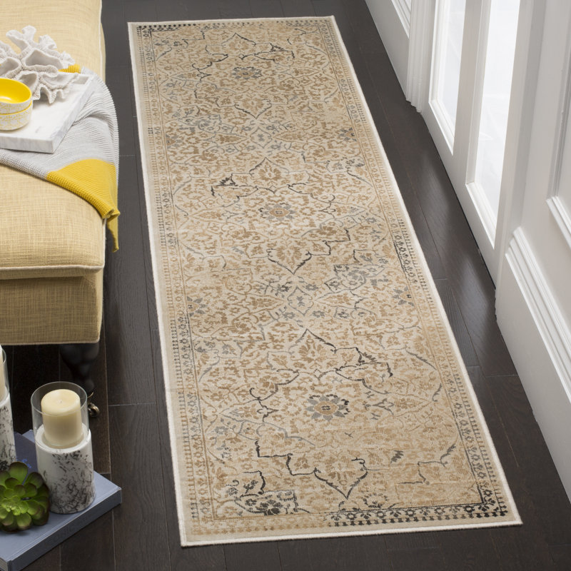 Emmie Oriental Hand Woven Area Rug, Runner 66 x 244 cm