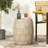 Outdoor Lightweight Concrete Side Table