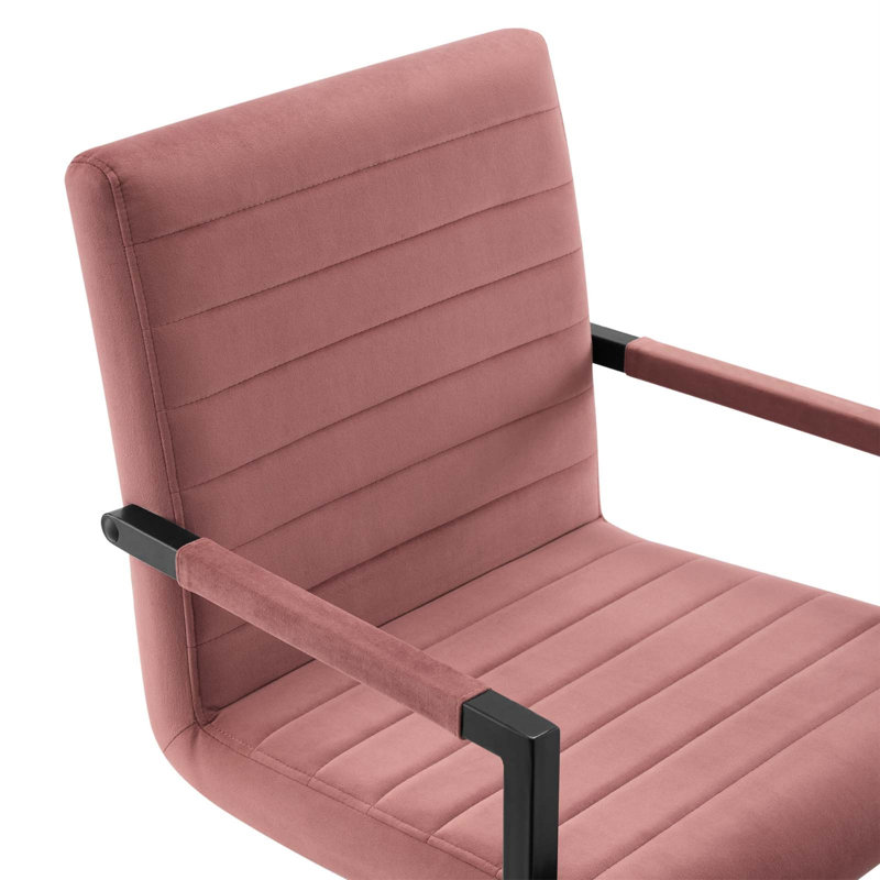 Savoy Performance Velvet Dining Chairs, Dusty Rose