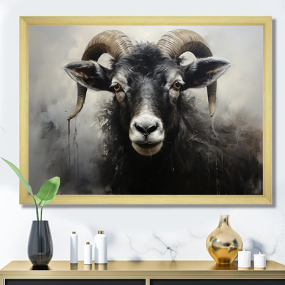 Charcoal Sheep Beauty II - imprimé