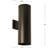 Brioney 2-Light 5-Inch Modern Outdoor Up/Down Wall Cylinder Light With Top Lens-1594497077-1594497074-1609728433