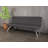 Willow Lounge Reception Armless Sofa Steel Legs-128999531-56005165-128999533