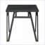 Table basse en noyer avec 2 tiroirs Pieds en épingle à cheveux, rangement peu encombrant
