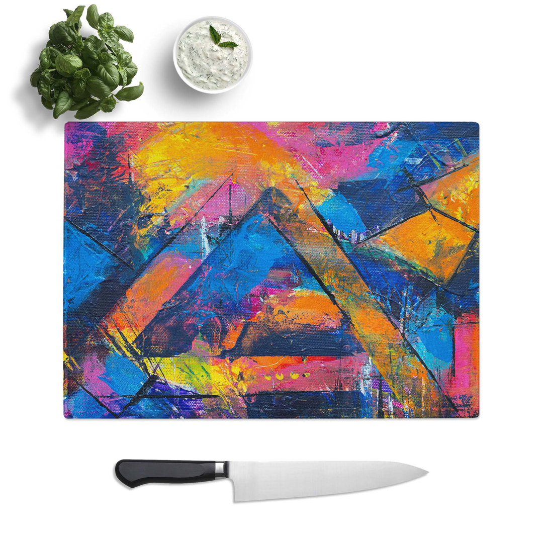 Tempered Glass Art Painting Vol.272 Chopping Board