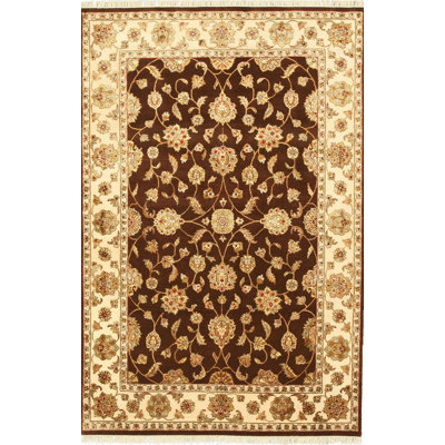 Handmade Wool Floral Area Rug
