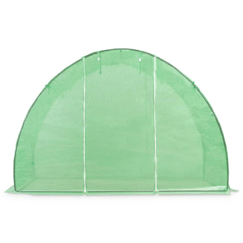 Winslet 118.1' W x 118.1' D Hobby Greenhouse, 78.7"H x 118.1"W x 59.1"D, Green