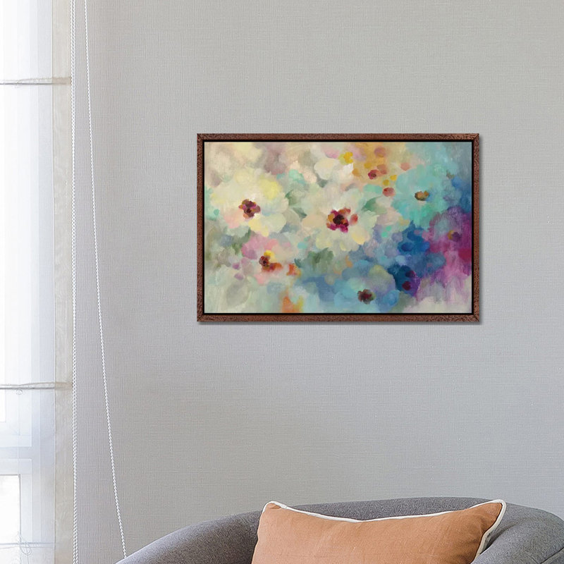 Floral Extravaganza by Silvia Vassileva - Gallery-Wrapped Canvas Giclée on Canvas, Classic Wood Framed