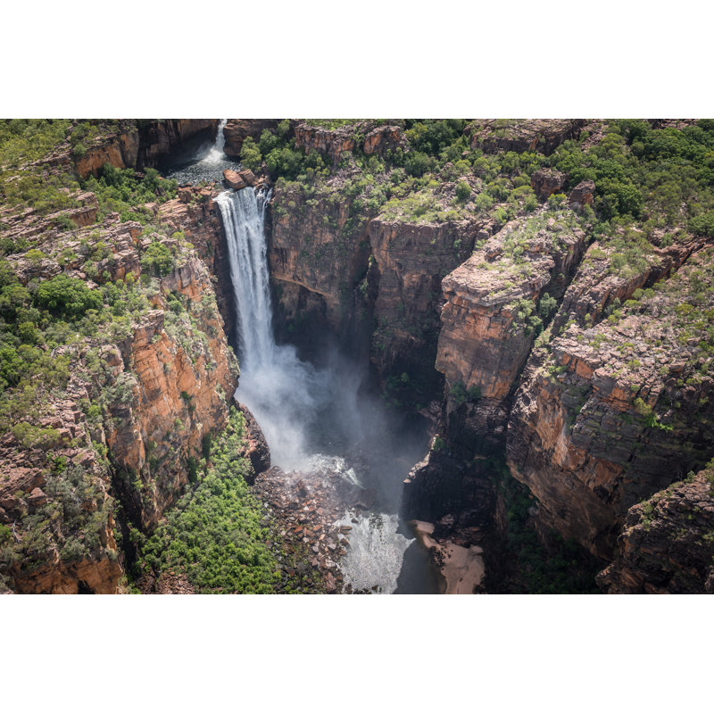Jim Jim Waterfall, Kakadu 1 Piece Wrapped Canvas Wall Art, 81cm H x 122cm W