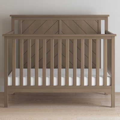 Hampton Flat Top 4-in-1 Convertible Crib