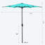 Parasol de marché 108 po Lyon-144335321-168964200