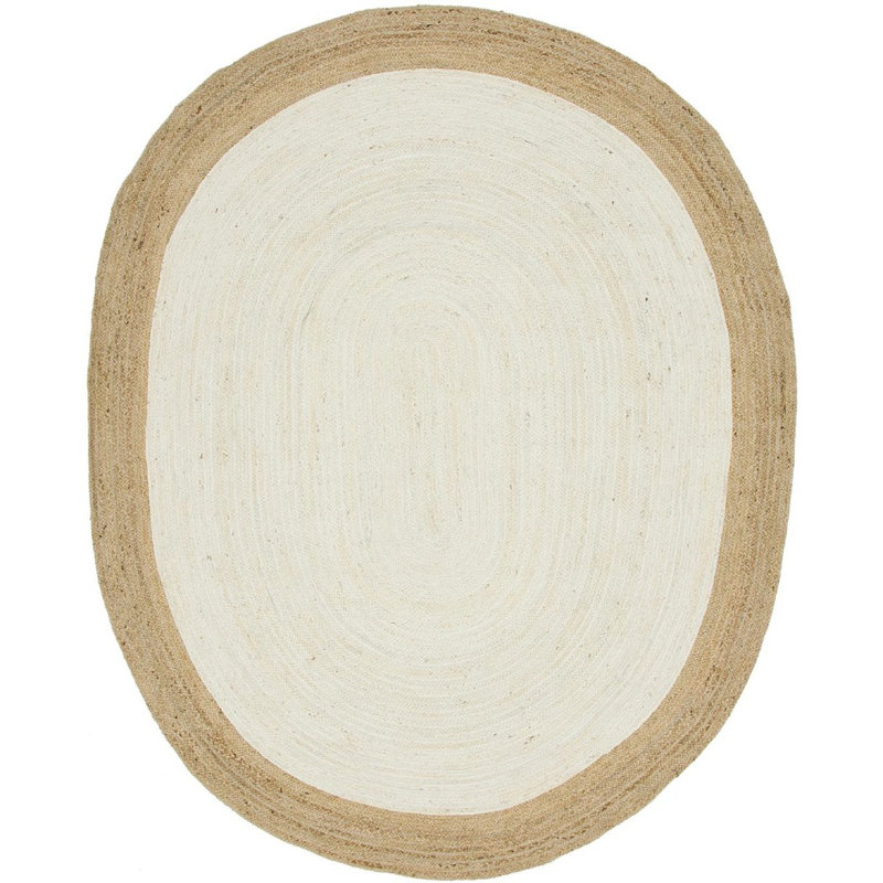 Tapis tressé à la main Ayako Southwestern, Ovale 8 pi x 10 pi