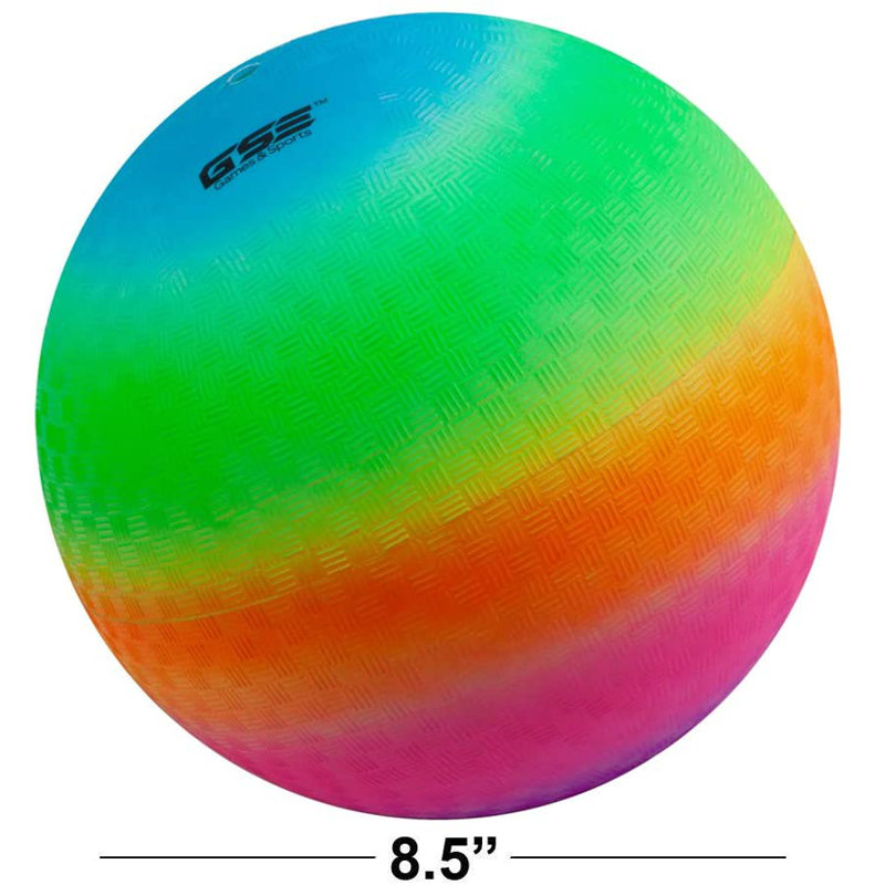 4 Pieces of 8.5" Playground Ball Set with Pump
