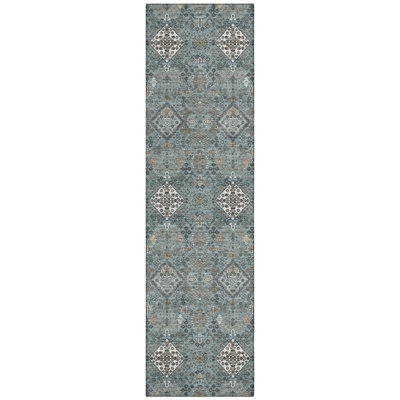Machine Washable Indoor/Outdoor Chantille ACN2478 Global Rug
