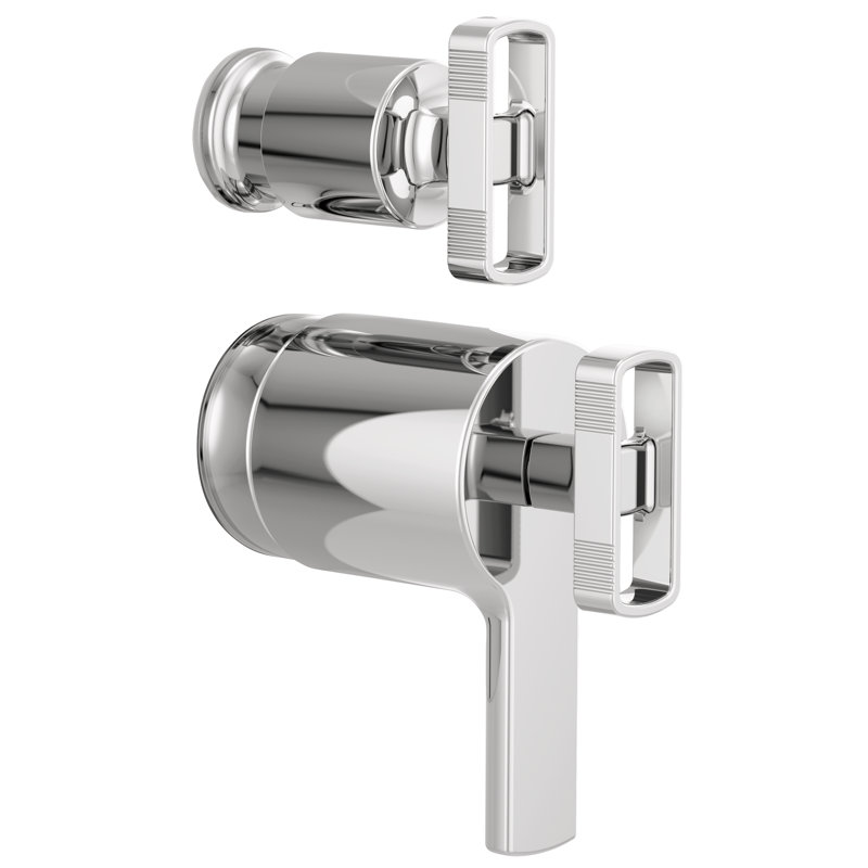 Kintsu® TempAssure® Thermostatic Valve with Integrated 6-Function Diverter Trim, Knob, Chrome