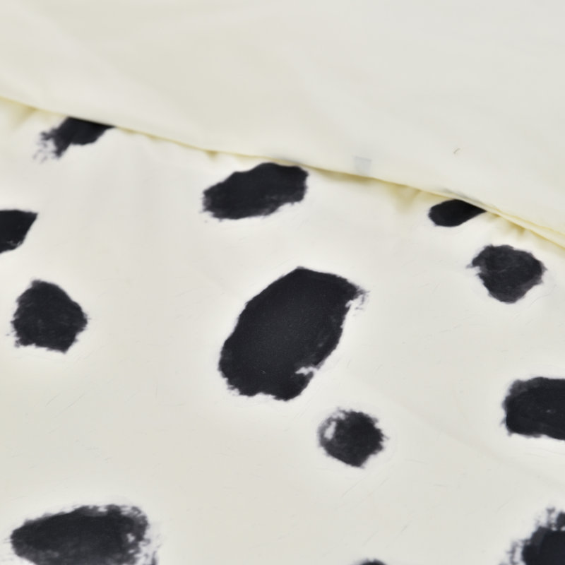 Rebecca Allen Modern & Contemporary Polyester Dots Duvet Cover, Twin Duvet Cover + 1 Standard Sham, single piece