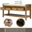Étagère à chaussures avec siège rembourré et tiroirs, banc de rangement multifonctionnel pour entrée ou couloir-687629593