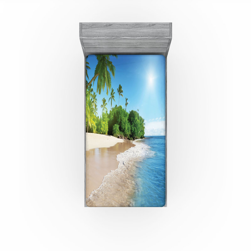 Ensemble de 2 draps-housse Ambesonne Tropic