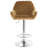 Swivel Upholstered Adjustable Height Counter Stool-85840534