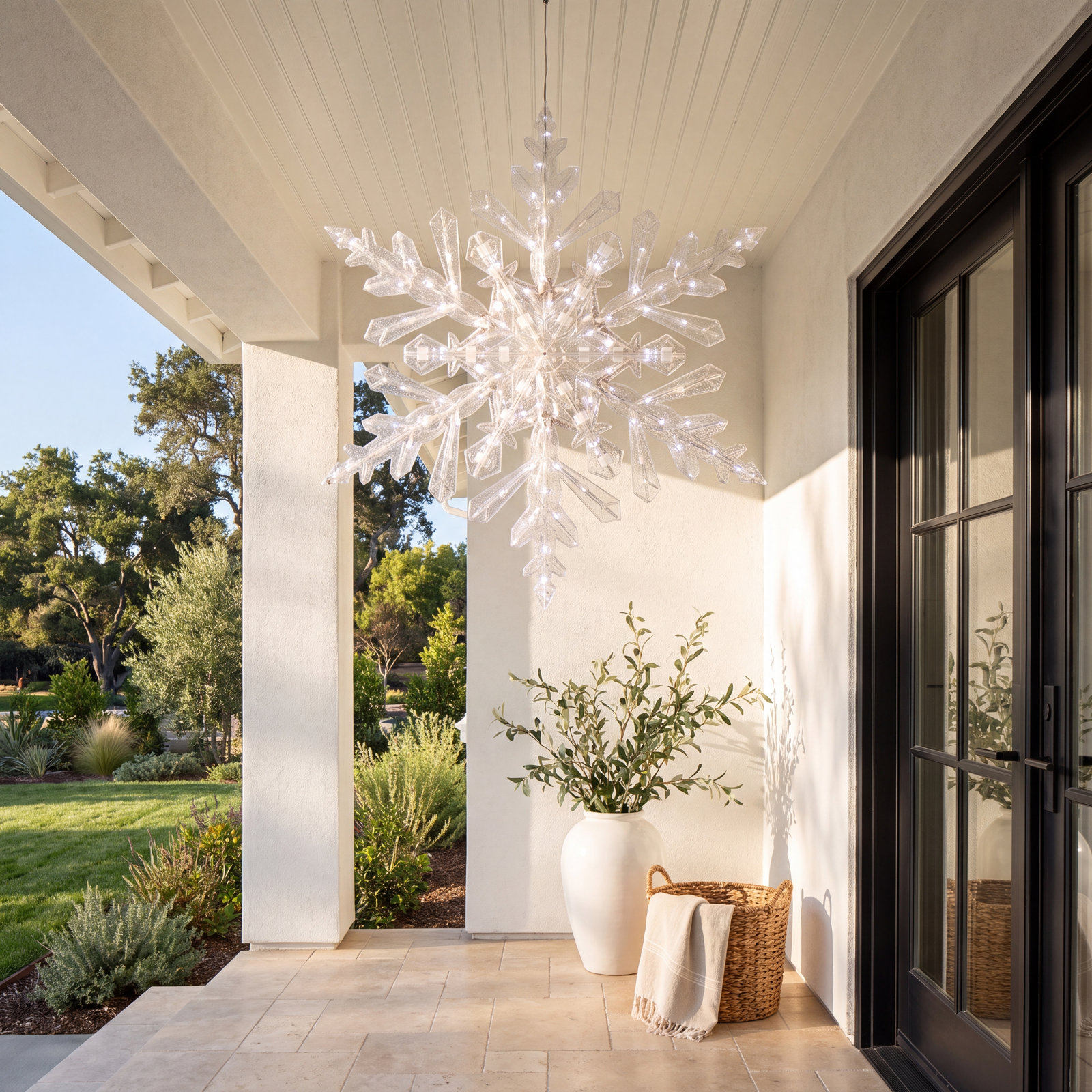 47" LED Twinkling Snowflake Outdoor Decor