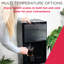 Frigidaire Bottom Load Hot and Cold Water Dispenser, 3 & 5 Gallon Stainless Steel Water Cooler with Compressor Cooling, Hot Water Safety Lock