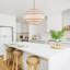 Lustre tambour 6 lumières en lin moderne-170894095-170894080-170894094