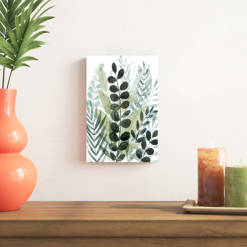 «Forest Forage I» par Grace Popp - peinture sur toile tendue, H 12 po x l 8 po