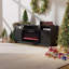 Latitude Run 147cm W Black Electric Fireplace with 5120 BTU-513100307