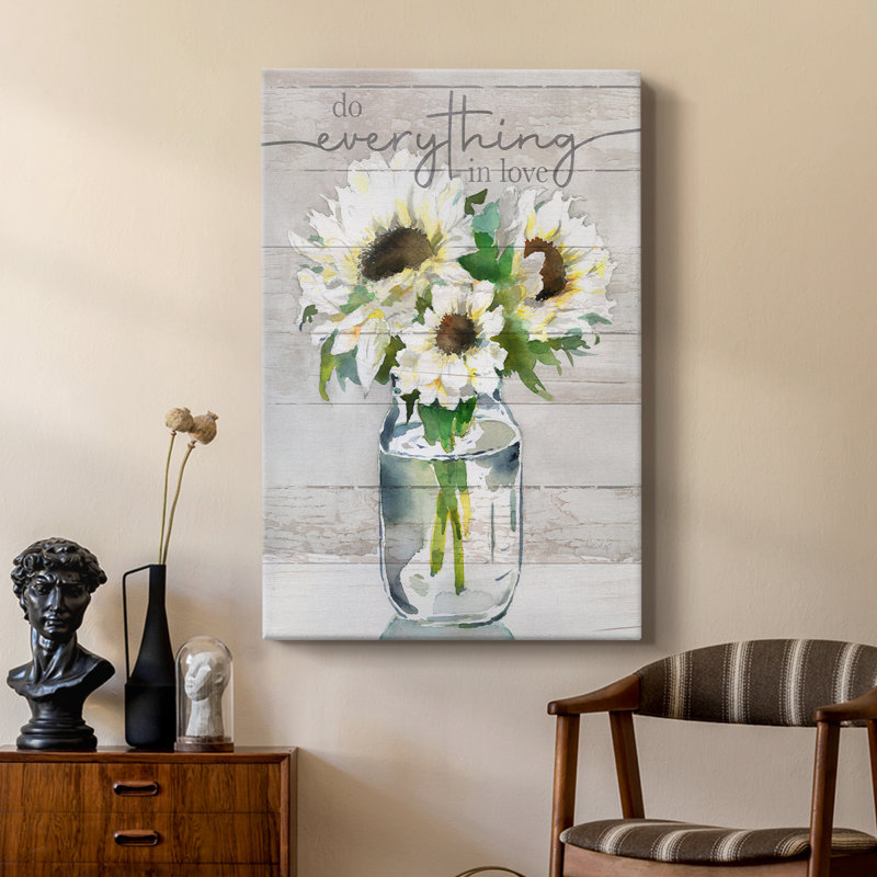 Do Everything In Love -Custom Wrapped Gallery Cavas, 60" H x 40" W