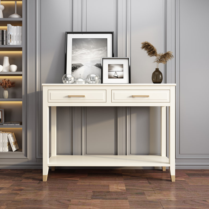 Ossian 105cm Console Table, White