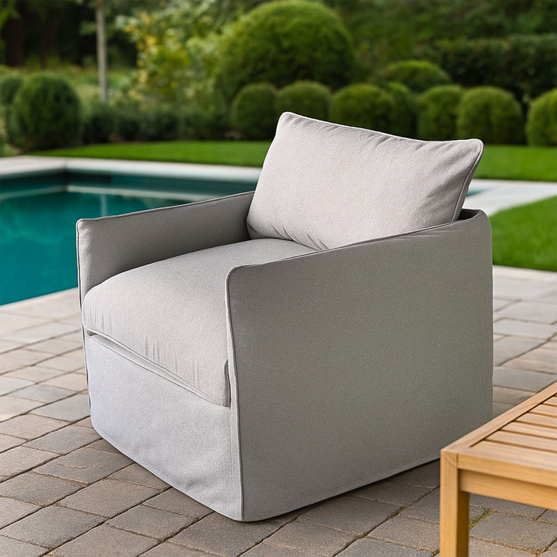 Fauteuil club Patioflare Lanai, Gris