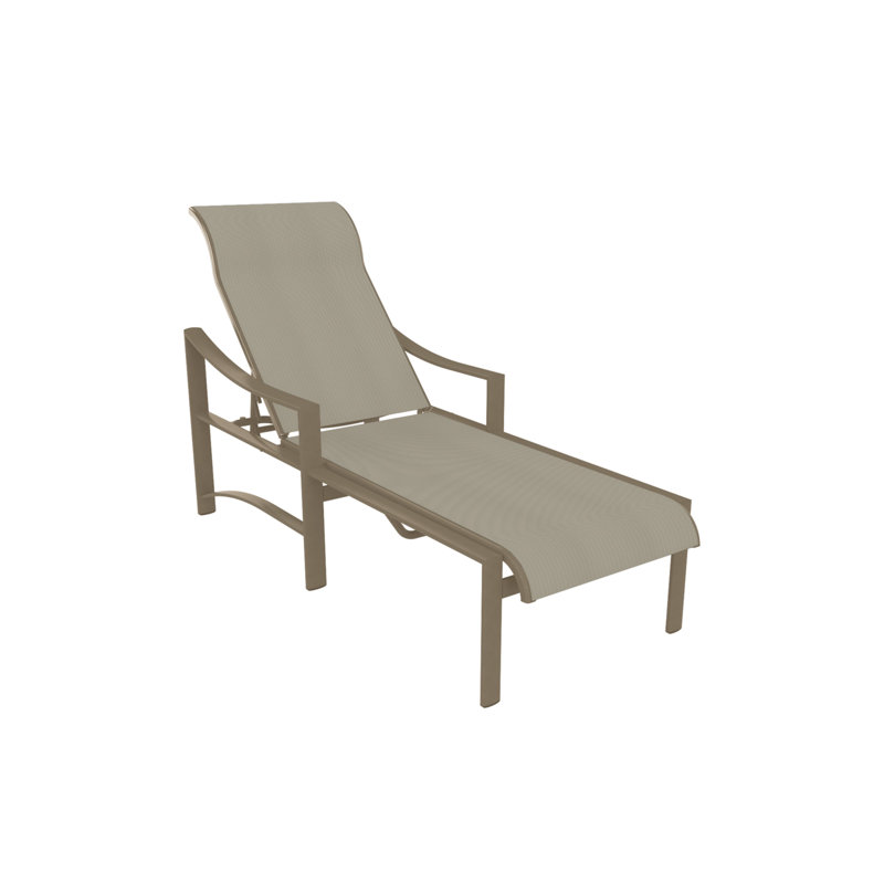 Kenzo Outdoor Chaise Lounge, Moab, Sparkling Water