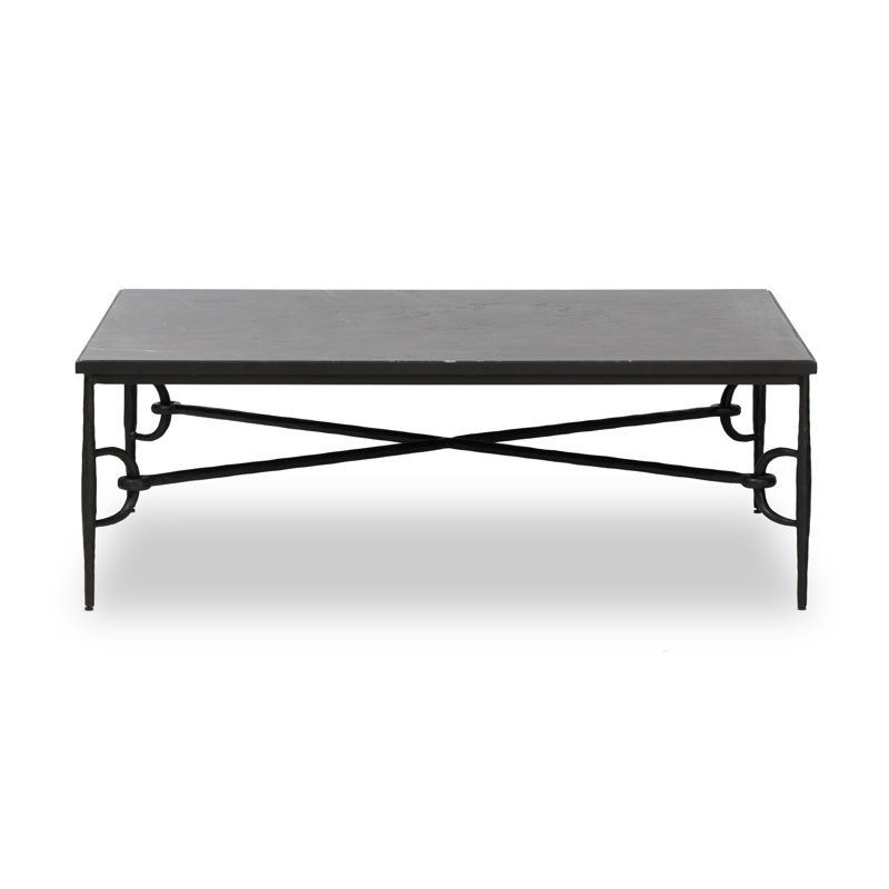 Hunsicker Coffee Table, Gray Italian Marble