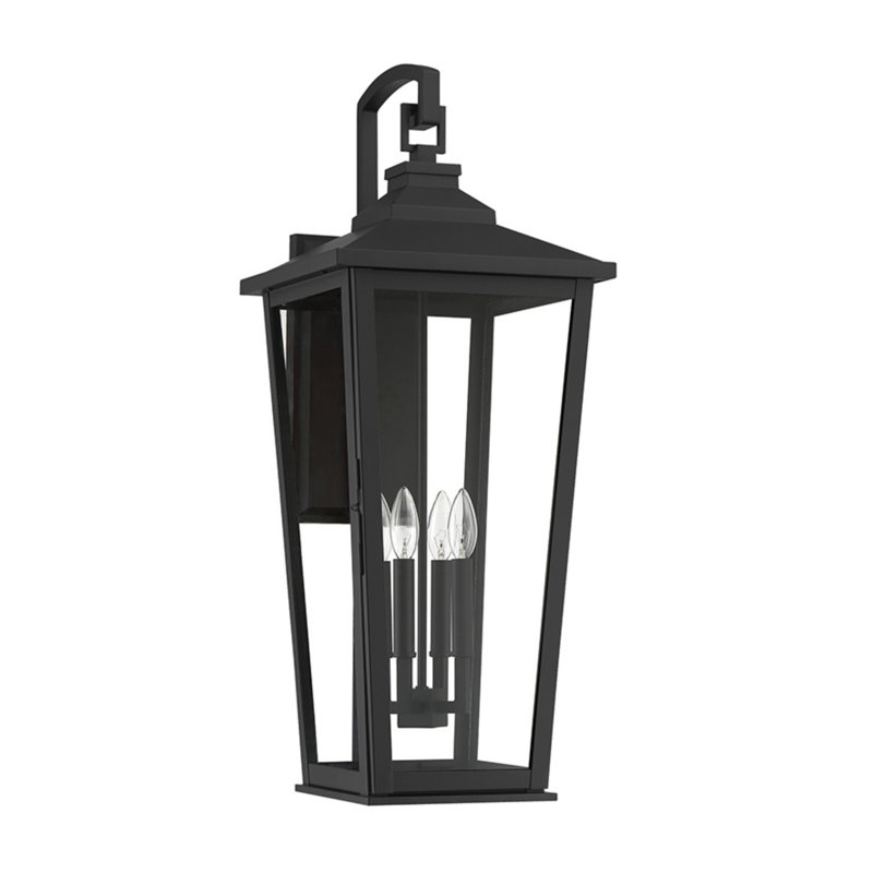 Lanterne d'extérieur 4 lumières Ashley, Noir
