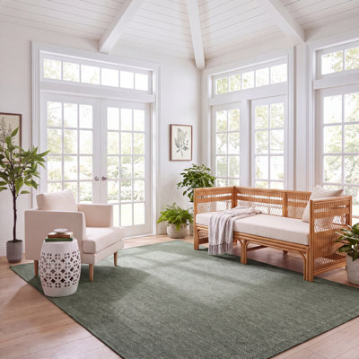 Tapis intérieur / extérieur vert Brihana 260