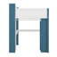 Full Size Wood Loft Bed With Built-In Storage Shelves, Clothes Rails And Desk-116235800