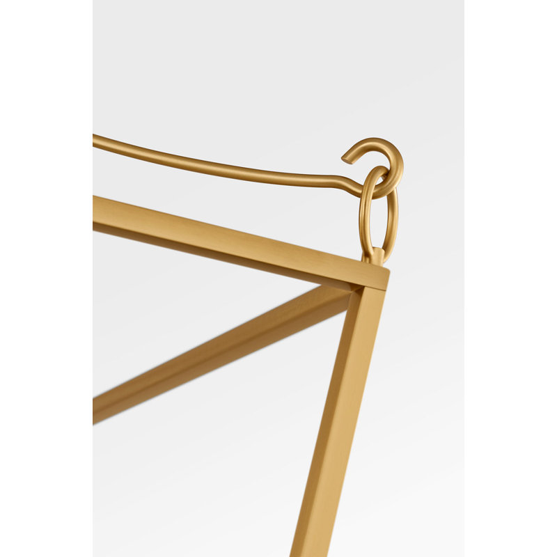 Carlyle Lantern, Burnished Brass, 4, 93" H x 17.63" W  x 17.63" D