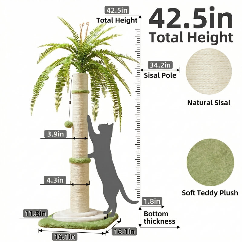 Grattoir pour chat 42 po Palm Tree