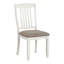 Chaise d'appoint style campagne 2 pièces