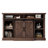  Allen 66" W Farmhouse TV Stand with Sliding Barn Door & Large Storage Shelves, Brown-105532820