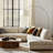 Mason 81 in. Modern Adjustable LED Arc Floor Lamp with Fabric Drum Shade and Weighted Marble Base-62954051