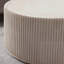 Table basse à tambour cannelé