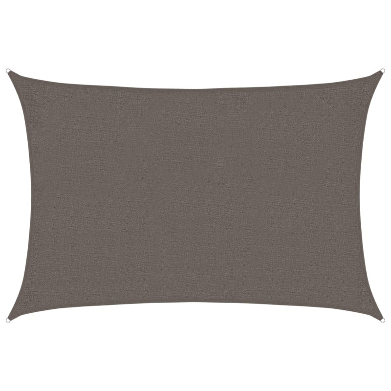 Voile pare-soleil Vidaxl 1,75 oz / pi² PEHD, 8,2 pi x 6,56 pi, Anthracite