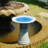 17'' Ceramic Bird Bath for Outside, Elegant Tall Outdoor Bird Bath, Lightweight Pedestal Glazed Birdbaths for Outdoors with Swirl Pattern-129186287