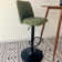 Adiza Swivel Upholstered Adjustable 24"-33" Height Round Base Counter Stool